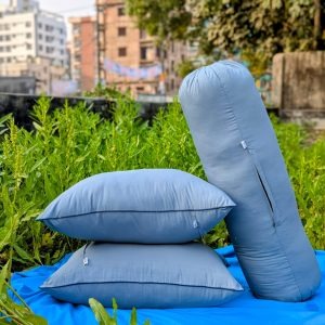২ টি শিমুল তুলার বালিশ এবং ১ টি কোল বালিশ